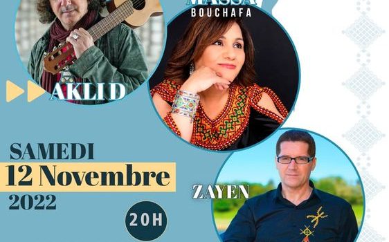 Zayen au Festival des rythmes berbères à Aubervilliers – 12.11.2022
